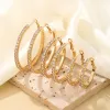 Light luxury and elegant earrings, Kashi accessories, fashionable, simple and niche, ins design sense, round, individual and creative earrings Application Scenario